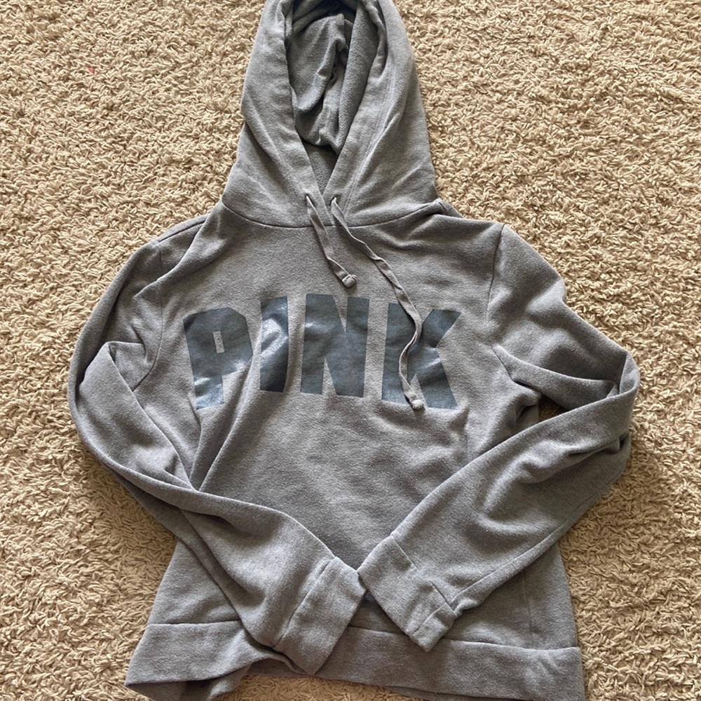 pink victoria’s secret, xs, grey and black